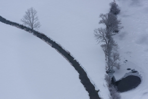 Winterstrukturen im Donautal