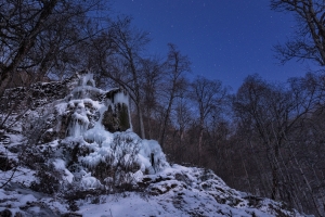 Eisiger Gütersteiner Wasserfall