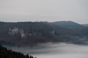 Nebel im Eyachtal, Gräbelesberg